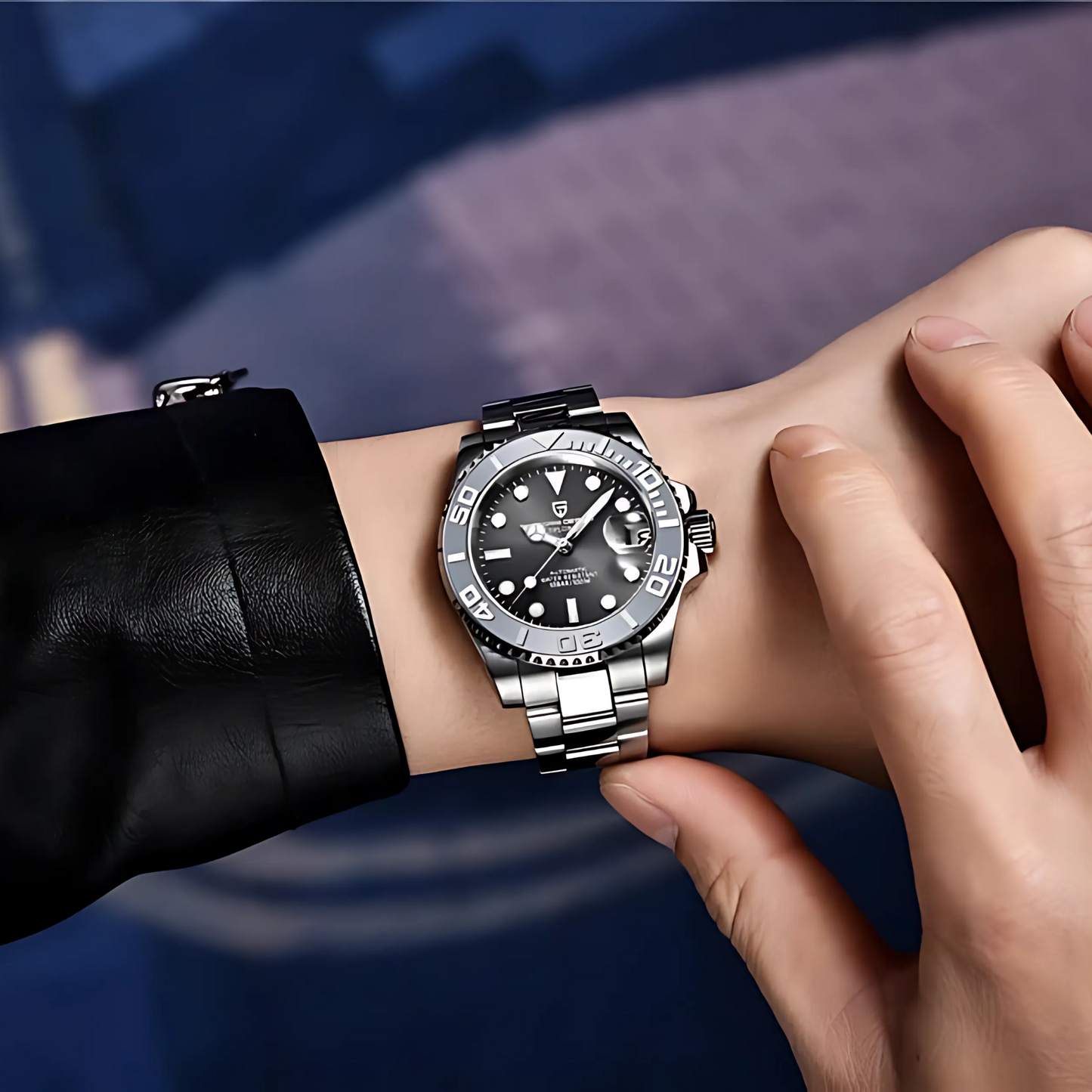 PAGANI DESIGN Ocean 40mm Automatic Men's Watch - Diving Style, Sapphire Glass