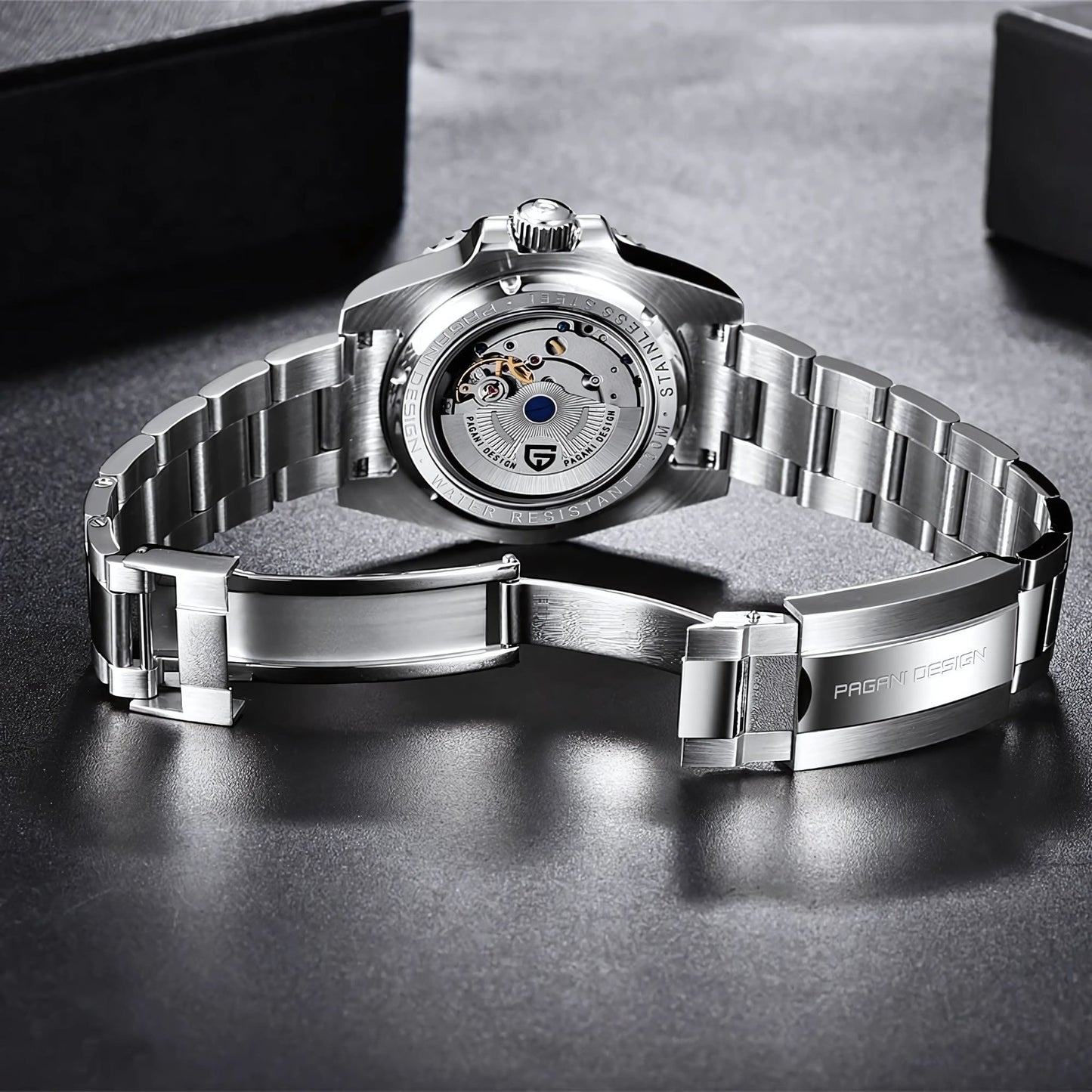 PAGANI DESIGN Horizon GMT 40mm - Automatic Men's Watch, Stainless Steel