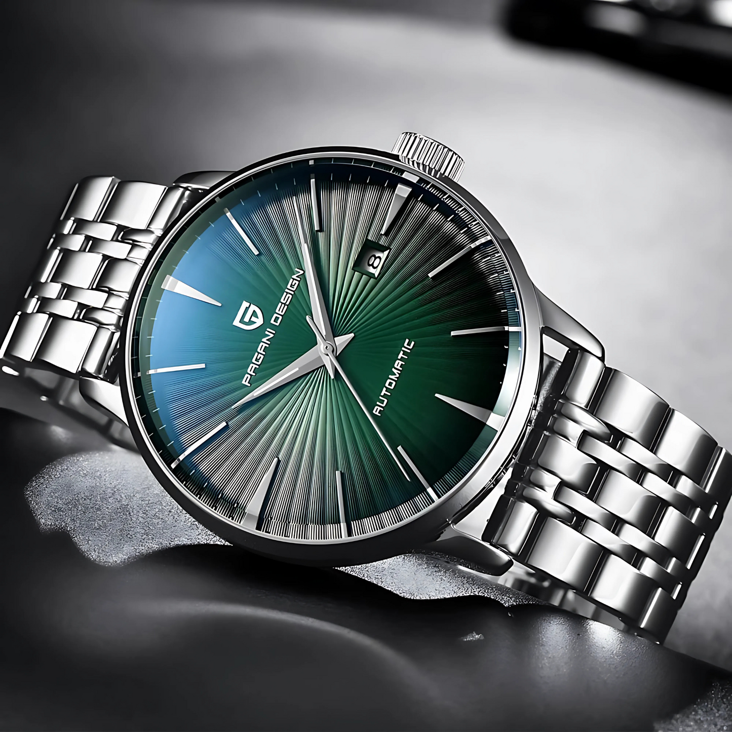 PAGANI DESIGN Classics 43mm Automatic Men's Watch – 316L Stainless Steel & Sapphire Crystal
