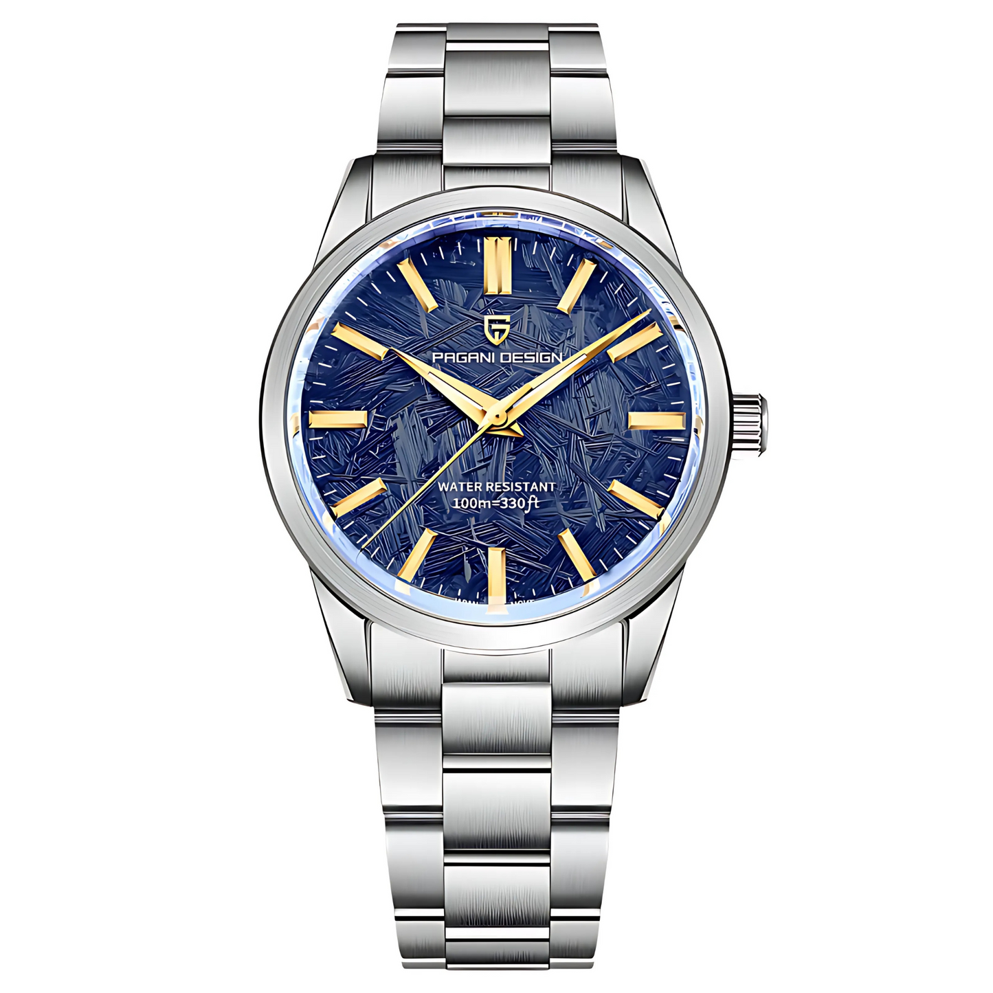PAGANI DESIGN Signature 40mm Quartz Watch – Elegant Men's Watch in Stainless Steel