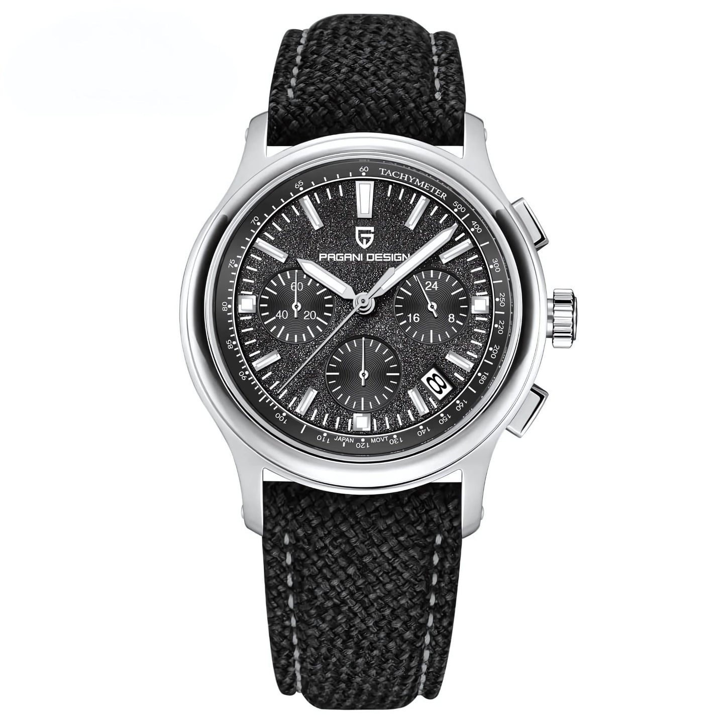 PAGANI DESIGN ChronoMaster 40mm Quartz Watch – Stylish Men's Watch with Sapphire Glass & Chronograph