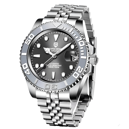 PAGANI DESIGN Ocean 40mm Automatisk Herrklocka – Dykstil, Safirglas