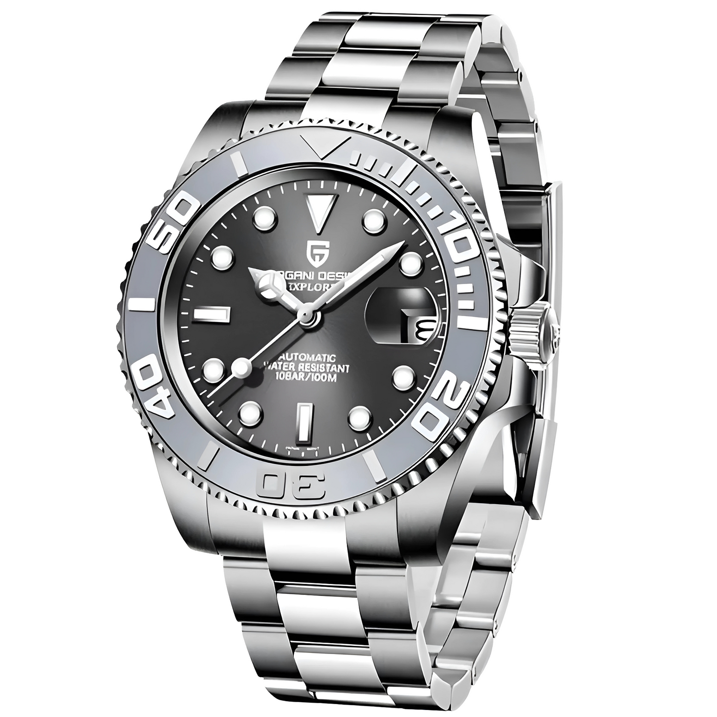 PAGANI DESIGN Ocean 40mm Automatic Men's Watch - Diving Style, Sapphire Glass