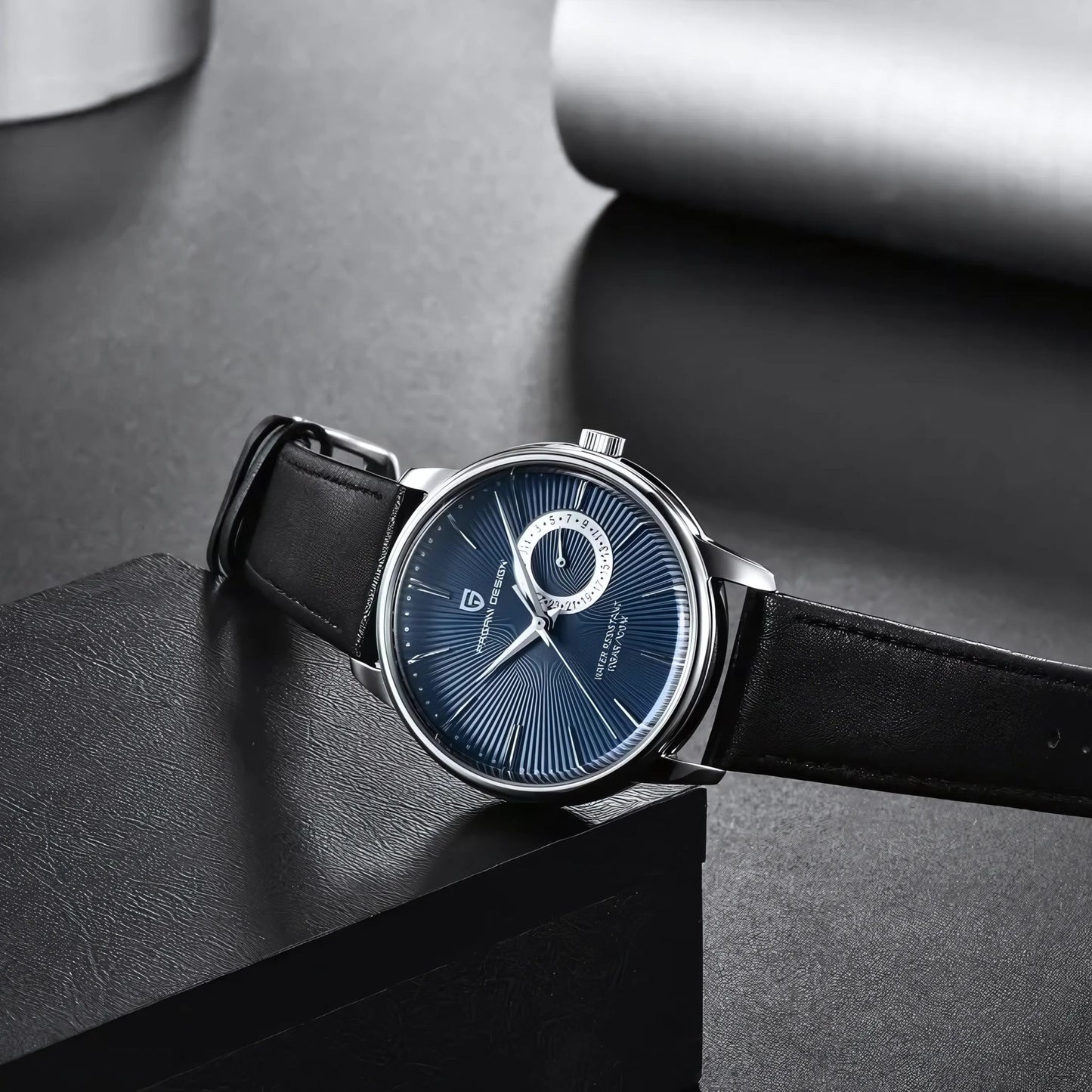 PAGANI DESIGN Gentleman 40mm Quartz Watch – Elegant Men's Watch in Stainless Steel, Seiko VH65