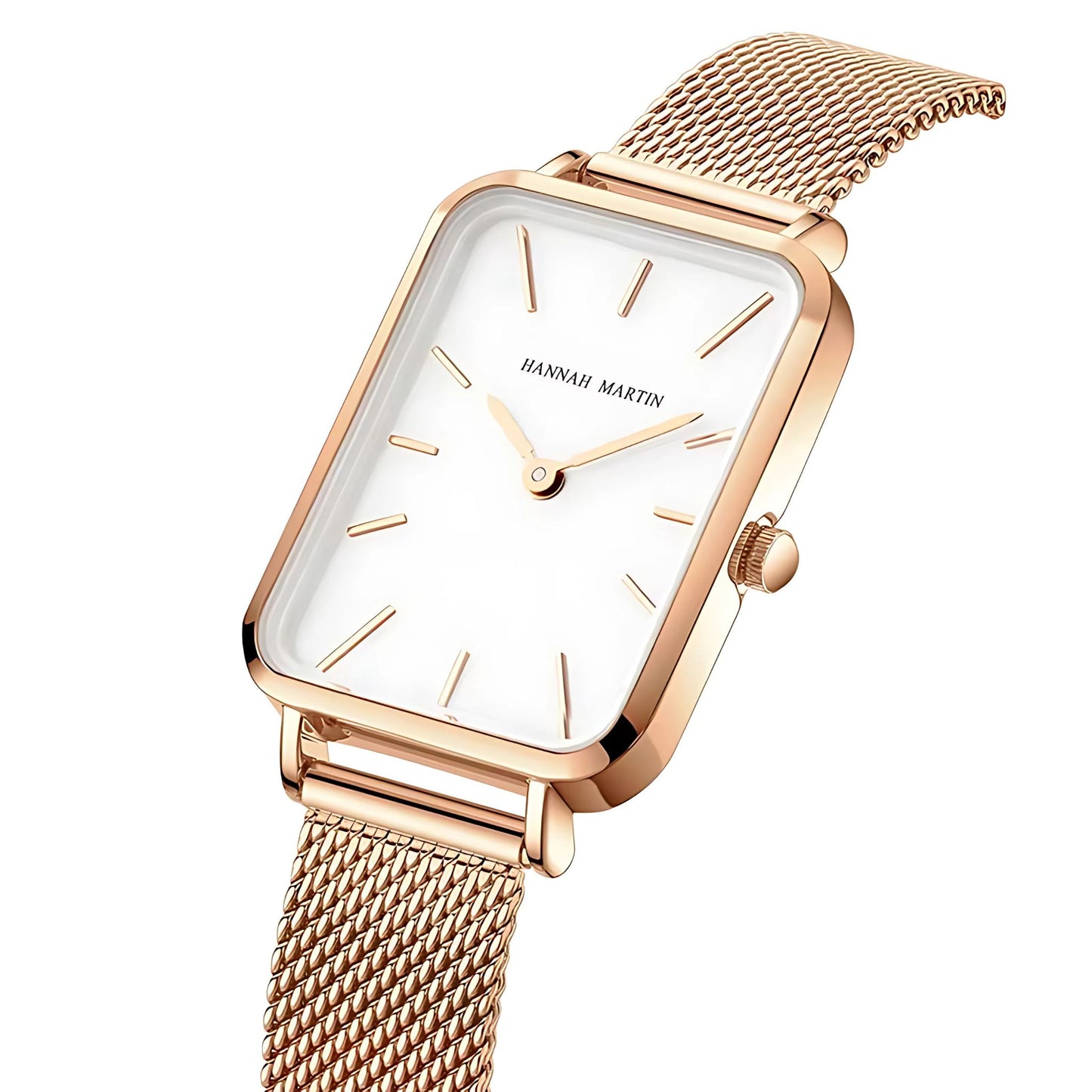 HANNAH MARTIN Quartz Watch – Minimalist Women's Watch in Thin Design & Stainless Steel
