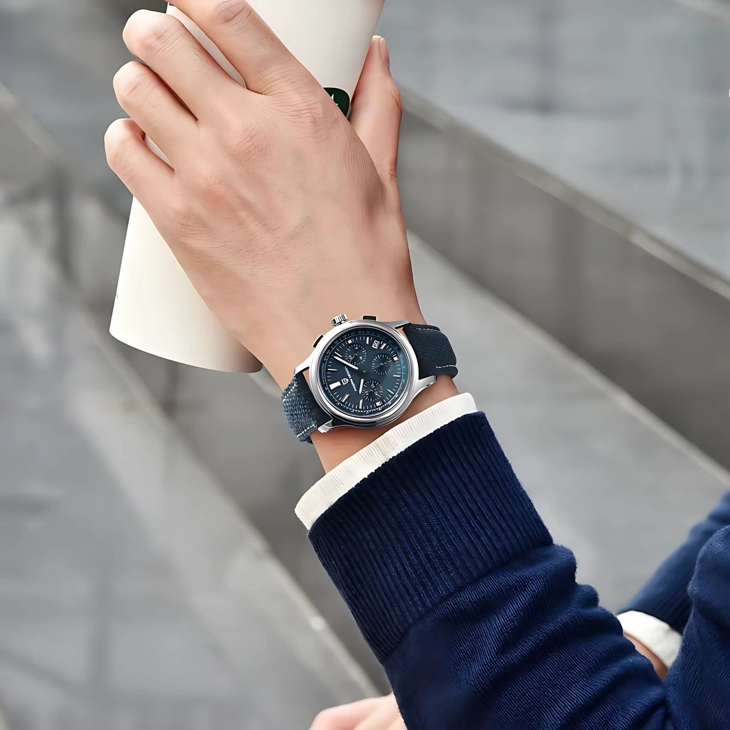 PAGANI DESIGN ChronoMaster 40mm Quartz Watch – Stylish Men's Watch with Sapphire Glass & Chronograph