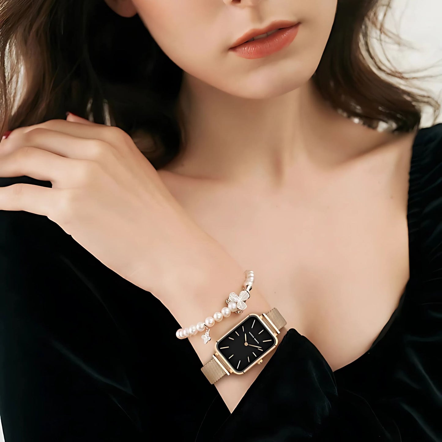 HANNAH MARTIN Quartz Watch – Minimalist Women's Watch in Thin Design & Stainless Steel