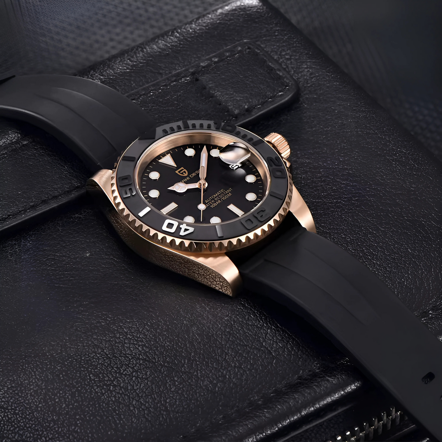 PAGANI DESIGN Ocean 40mm Automatic Men's Watch - Diving Style, Sapphire Glass