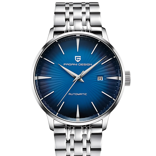 PAGANI DESIGN Classics 43mm Automatisk Herrklocka – 316L Rostfritt Stål & Safirglas