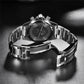 PAGANI DESIGN Velocity Chronograph 40mm Quartz Watch – Sporty Men's Watch in Stainless Steel, Seiko VK63