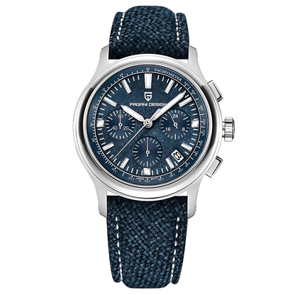 PAGANI DESIGN ChronoMaster 40mm Quartz Watch – Stylish Men's Watch with Sapphire Glass &amp; Chronograph