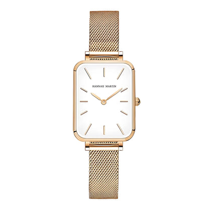 HANNAH MARTIN Quartz Watch – Minimalist Women's Watch in Thin Design &amp; Stainless Steel