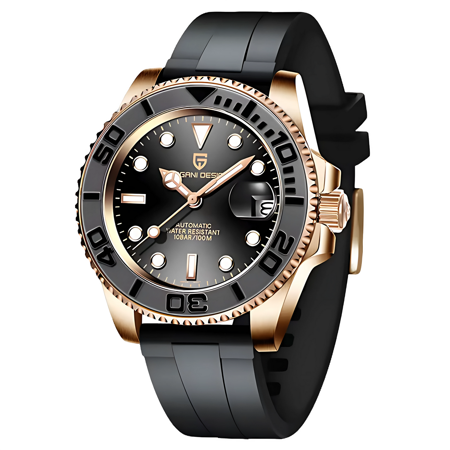 PAGANI DESIGN Ocean 40mm Automatic Men's Watch - Diving Style, Sapphire Glass