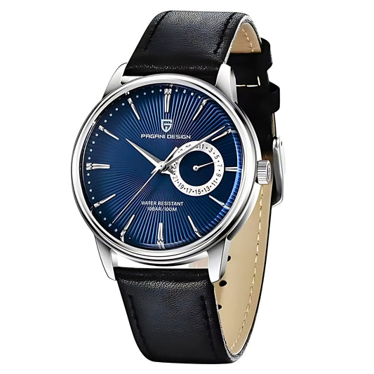 PAGANI DESIGN Gentleman 40mm Quartz Watch – Elegant Men's Watch in Stainless Steel, Seiko VH65