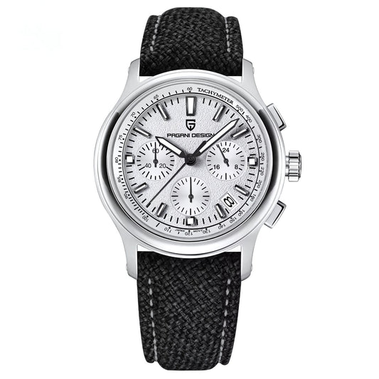 PAGANI DESIGN ChronoMaster 40mm Quartz Watch – Stylish Men's Watch with Sapphire Glass &amp; Chronograph