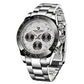 PAGANI DESIGN Velocity Chronograph 40mm Quartz Watch – Sporty Men's Watch in Stainless Steel, Seiko VK63